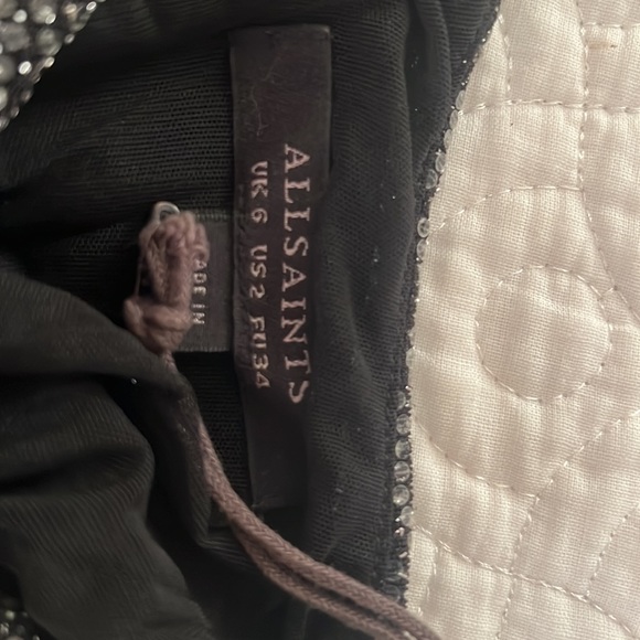 Brand new ALLSAINTS  Wrap Front Sleeveless Sheath Dress - Picture 15 of 16